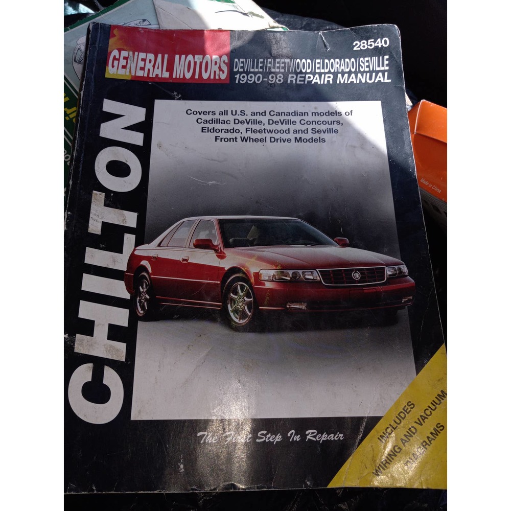 Cadillac repair manual 1990-98